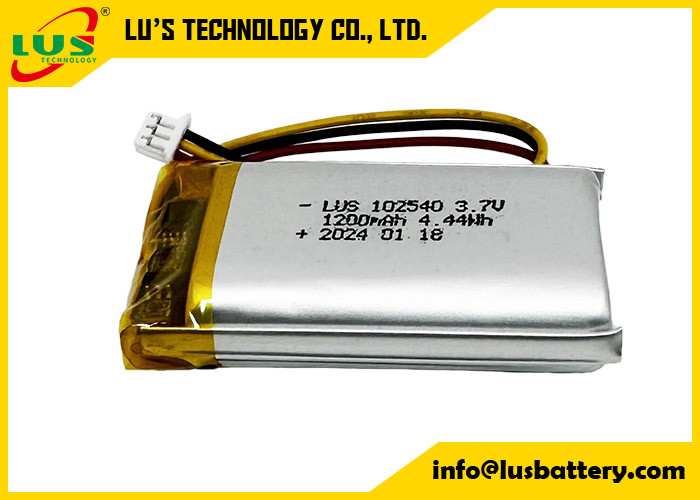 перезаряжаемая литий-полимерная батарея LP102540 3.7V 1200mAh 4.44Wh 3.7 V Lipo Battery OEM
