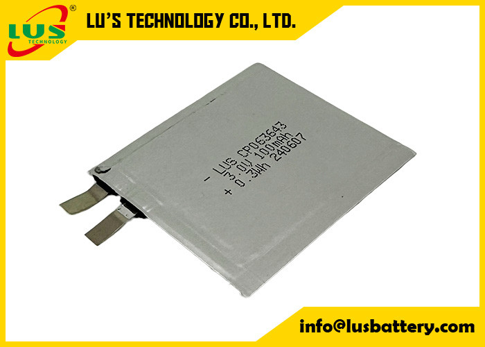 CP063643 3,0 вольт 100mAh Малая литийная батарея 3V CP063643 Ультратонкая батарея для IOT / RFID