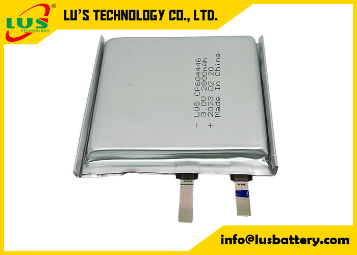 Cp604446 Limno2 Pouch Cell 3,0 вольт 2800mah литийная батарея Cp604446 первичная батарея