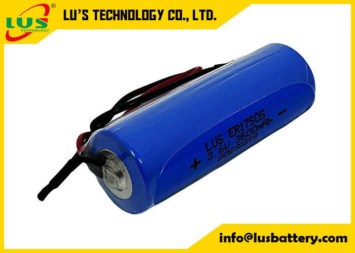 Неперезаряжаемая батарея 3600mAh 3.6 вольт ER17505 Литий тионилхлорид батарея пользовательские терминалы