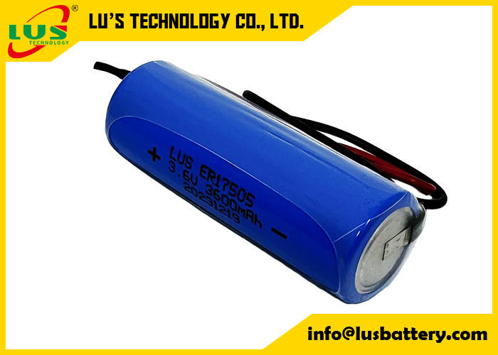 Неперезаряжаемая батарея 3600mAh 3.6 вольт ER17505 Литий тионилхлорид батарея пользовательские терминалы