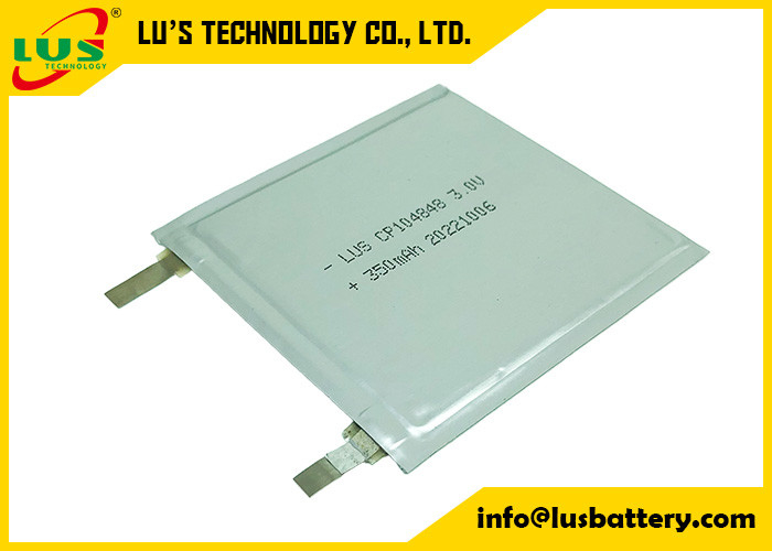 Тонкая батарея CP104848 3.0V 400mAh Li-MnO2 батарея 3,0 вольт плоская батарея