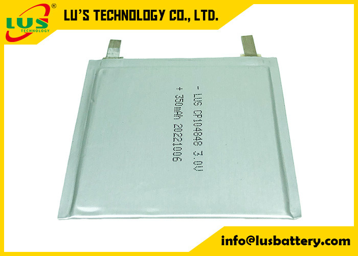 Тонкая батарея CP104848 3.0V 400mAh Li-MnO2 батарея 3,0 вольт плоская батарея