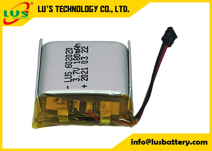 3.7V 180mAh Липополимерная аккумуляторная батарея LP602020 литийная батарея 180mah 3.6V батарея