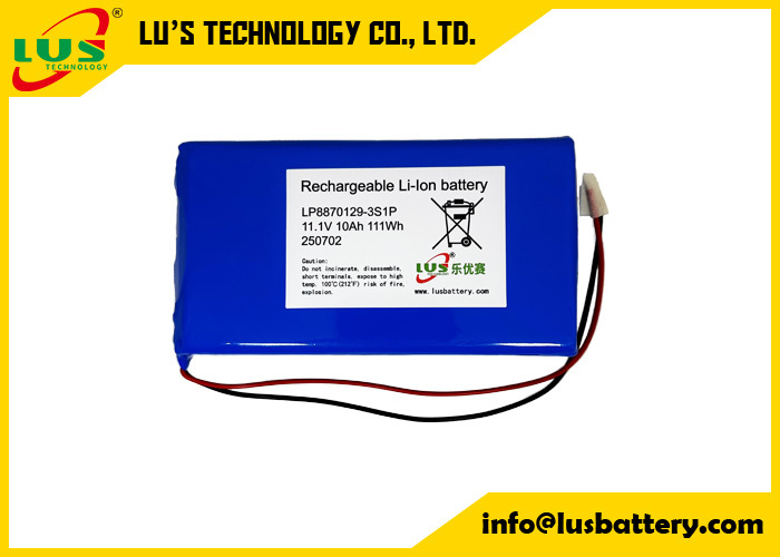 3.7V 10000mAh Литий полимерный аккумулятор LP8870129 на заказ 3S1P липоаккумулятор 11,1 вольт 10AH