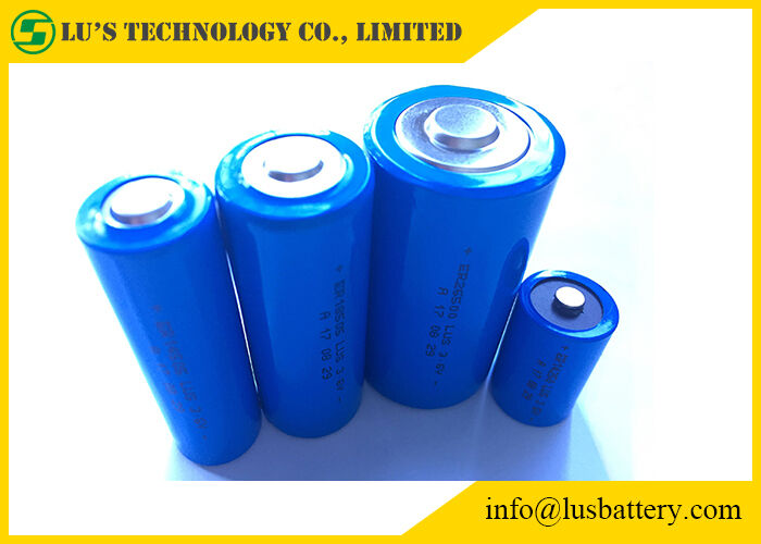 батареи размера Lisocl2 батареи лития ER17500 3.6V 3400mah Li Socl2 a