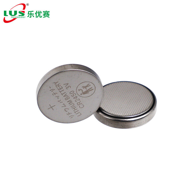 OEM non rechargeable lithium coin cell battery CR2450 3V 600mah li/mno2 button battery