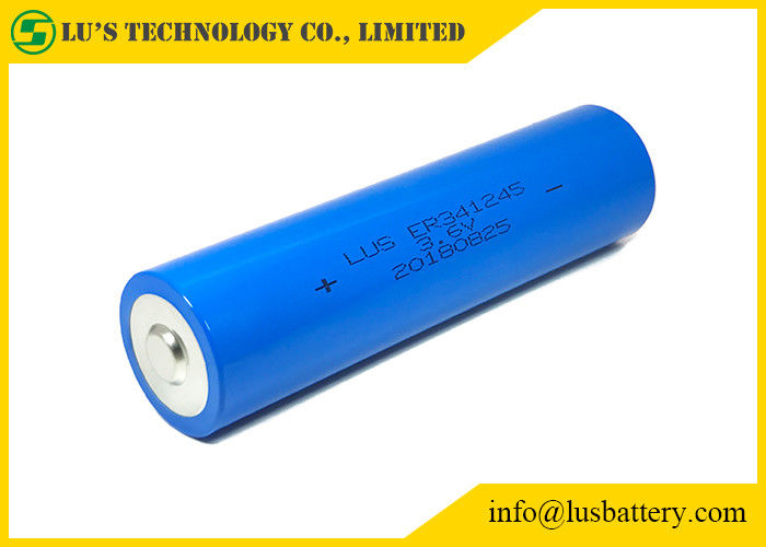 Тип батарея DD ER341245 3.6V 35AH хлорида Thionyl лития длиной работая время