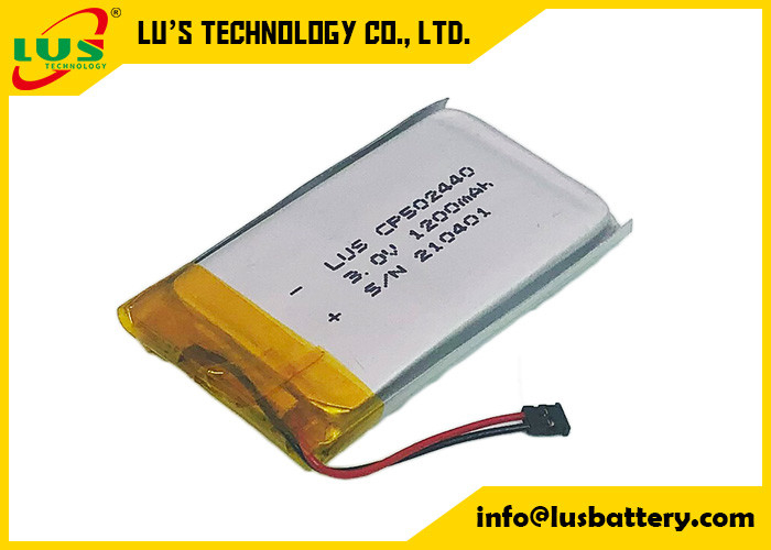батарея CP502440 лития Mno2 3.0V 1200mAh для продуктов RTLS