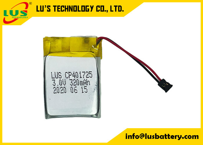 клетка батареи 3V 320mah Limno2 с соединителем проводов для смарт-карты применения установки PCB